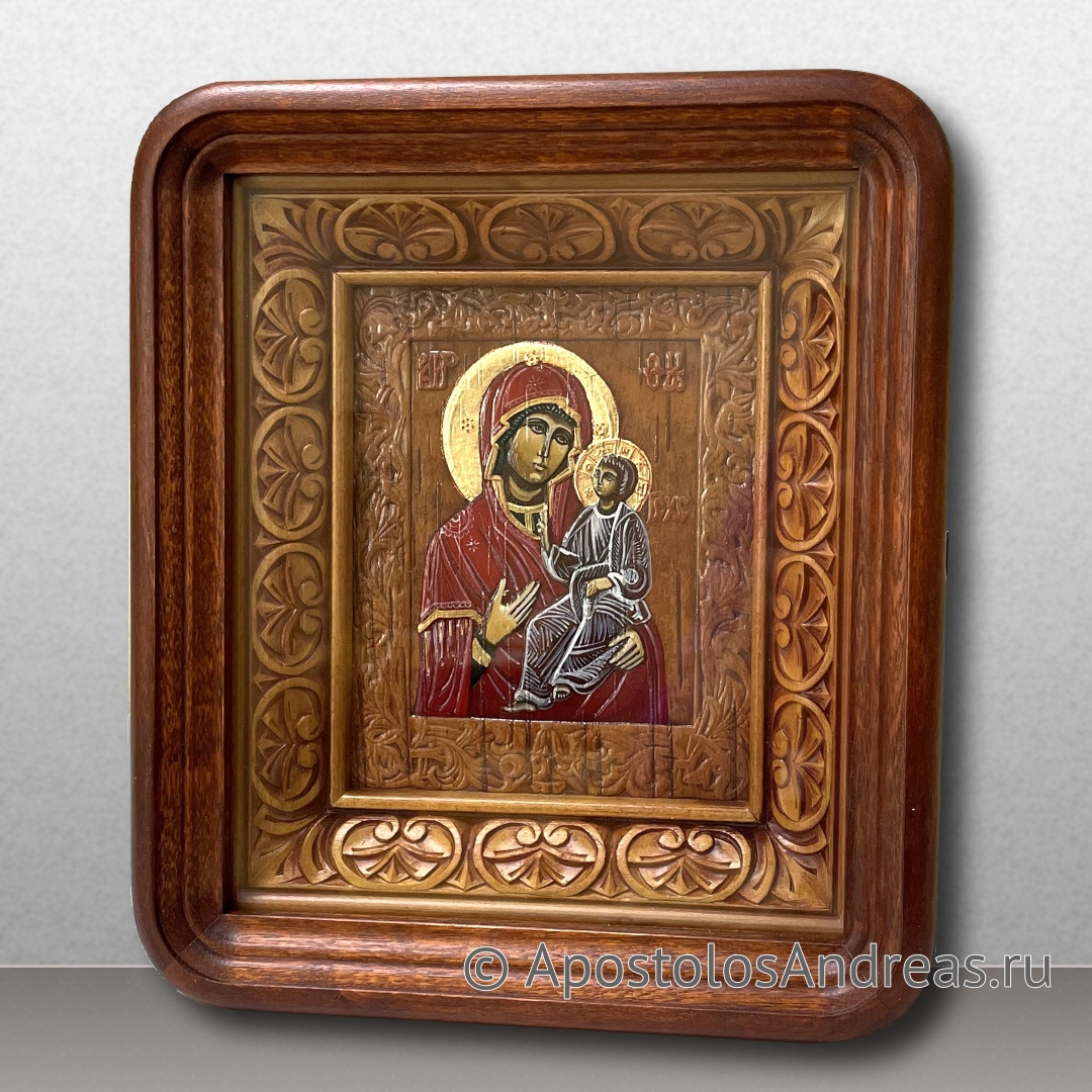 Икона Божия Матерь Казанская (на бересте) | Образец № 1