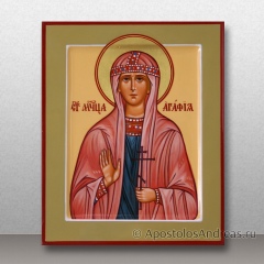 Именная икона мученица Агафия, миниатюра № 2