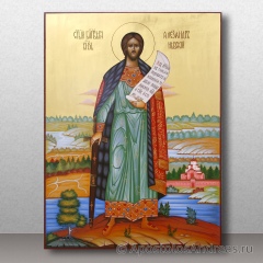 Икона Александр Невский, благоверный великий князь, миниатюра № 12