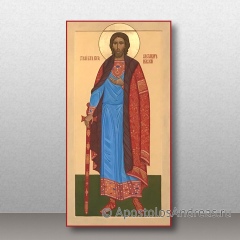 Икона Александр Невский, благоверный великий князь, миниатюра № 16