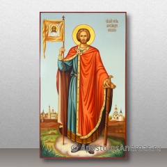 Икона Александр Невский, благоверный великий князь, миниатюра № 17