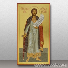 Мерная икона Александр Невский с золочением, миниатюра № 1