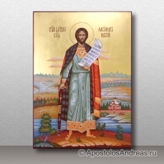 Именная ростовая икона Александра Невского, миниатюра № 4