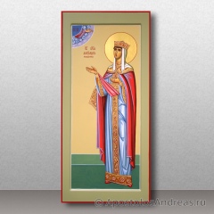 Мерная икона Александра Романова, с золочением нимба, миниатюра № 1