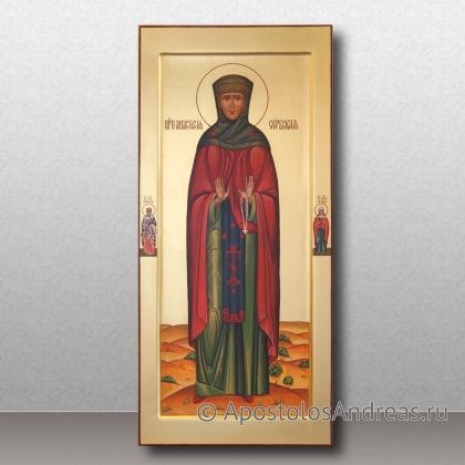 Рукописная икона Анастасия Сербская, преподобная