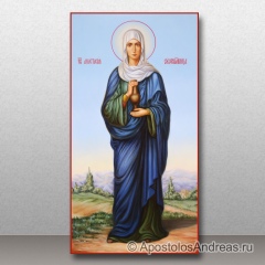 Мерная икона Анастасия Узорешительница, академическое письмо, миниатюра № 1