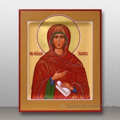 Икона Анна Праведная, с золочением нимба, миниатюра № 13