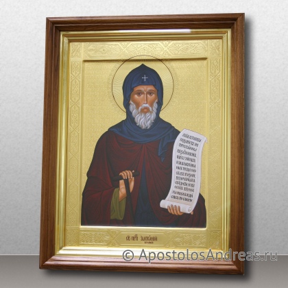 Рукописная икона Антоний Великий, Египетский, преподобный