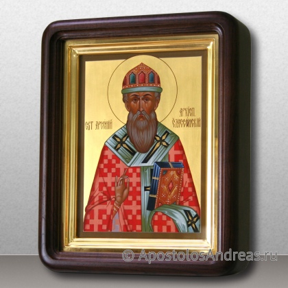 Рукописная икона Арсений Элассонский, Суздальский, святитель