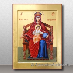 Икона Державная Божья Матерь в стиле реализм, миниатюра № 5