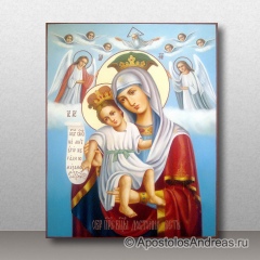 Икона Богородицы Достойно есть в стиле реализм, миниатюра № 1