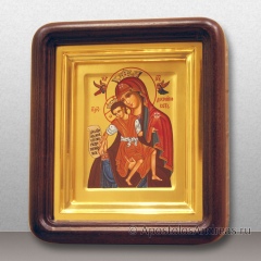 Икона Богородицы Достойно есть, в киоте, миниатюра № 3