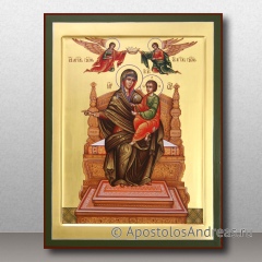 Икона Экономисса с золочением фона, миниатюра № 2