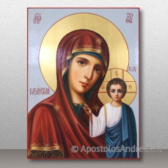 Икона Казанская Божия Матерь, миниатюра № 16