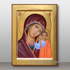 Икона Казанская Божия Матерь, миниатюра № 25