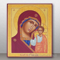Икона Казанская Божия Матерь, миниатюра № 2
