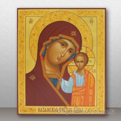 Икона Казанская Божия Матерь, миниатюра № 3