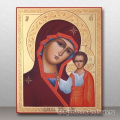 Икона Казанская Божия Матерь, миниатюра № 6