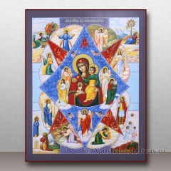 Икона Неопалимая купина, миниатюра № 9