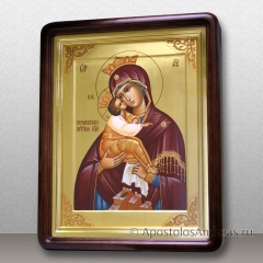 Икона Почаевская Божья Матерь, в киоте, миниатюра № 8