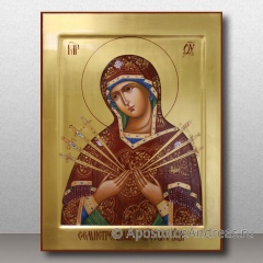Икона Семистрельная Божия Матерь, миниатюра № 14