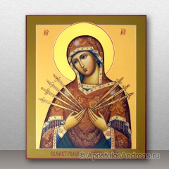 Икона Семистрельная Божия Матерь, миниатюра № 1