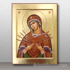 Икона Семистрельная Божия Матерь, миниатюра № 4