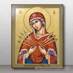 Икона Семистрельная Божия Матерь, миниатюра № 5