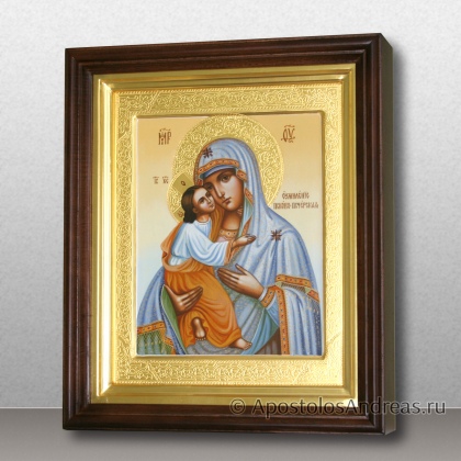 Рукописная икона Умиление (Псково-Печерская)