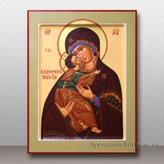 Икона Владимирская Богородица с золочением нимбов, миниатюра № 32