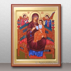 Икона Всецарица, с золочением фона, миниатюра № 17