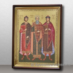 Икона Борис, Глеб, Владимир, миниатюра № 3