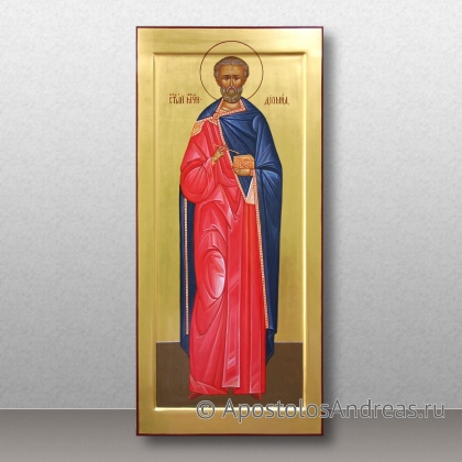 Рукописная икона Диомид Тарсянин, Никейский, мученик