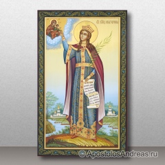 Икона Екатерина Александрийская, дева, великомученица, миниатюра № 5