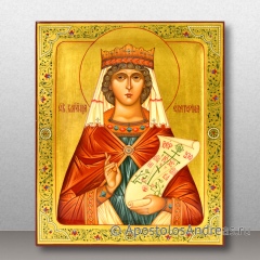 Икона Екатерина Александрийская, дева, великомученица, миниатюра № 8