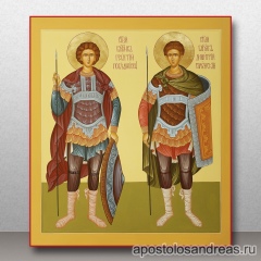 Икона Георгий Победоносец и Димитрий Солунский, миниатюра № 1
