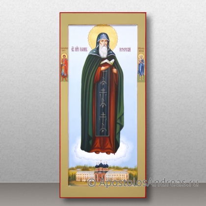 Рукописная икона Иоанн Печерский, постник, преподобный