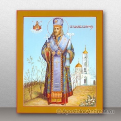 Икона Иоaсаф Белгородский, святитель, миниатюра № 1