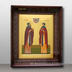 Икона Кирилл и Мария Радонежские, преподобные, миниатюра № 2