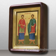 Икона в киоте Космы и Дамиана Римских, миниатюра № 1