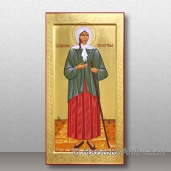 Мерная Икона Ксения Петербургская с гравировкой фона, миниатюра № 12