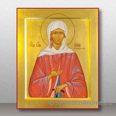 Икона Ксении Петербургской с золочением фона, миниатюра № 14