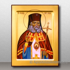 Икона Лука Крымский исповедник с золочением фона, миниатюра № 25