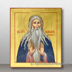 Икона Макарий Великий, Египетский, преподобный, миниатюра № 1
