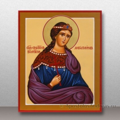 Икона Мария Романова (с золочением нимба), миниатюра № 1