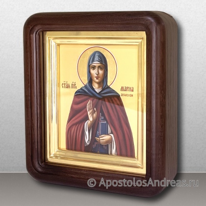 Рукописная икона Марина Берийская, Македонская, дева