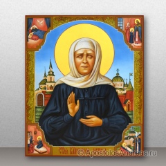 Икона Матрона Московская, блаженная, миниатюра № 2