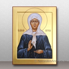 Икона Матрона Московская с золочением фона, миниатюра № 32