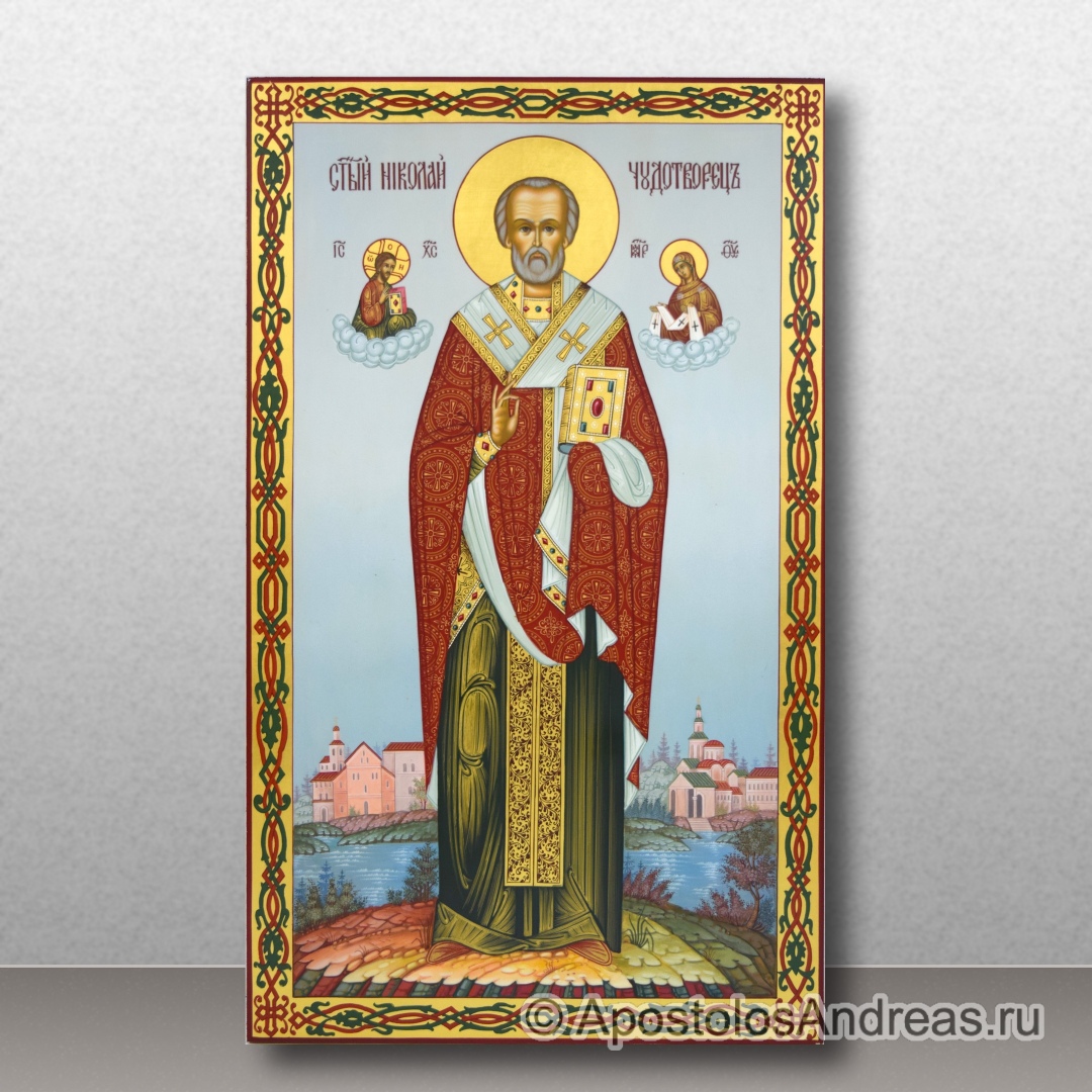 Икона Николай Мирликийский, чудотворец | Образец № 12