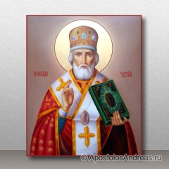 Икона Николай Мирликийский, чудотворец, миниатюра № 15